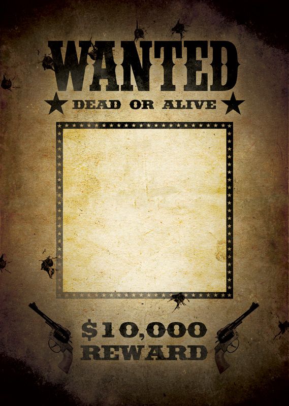 wanted poster font word
